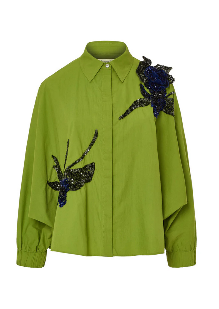 Abstract Sequin Shirt