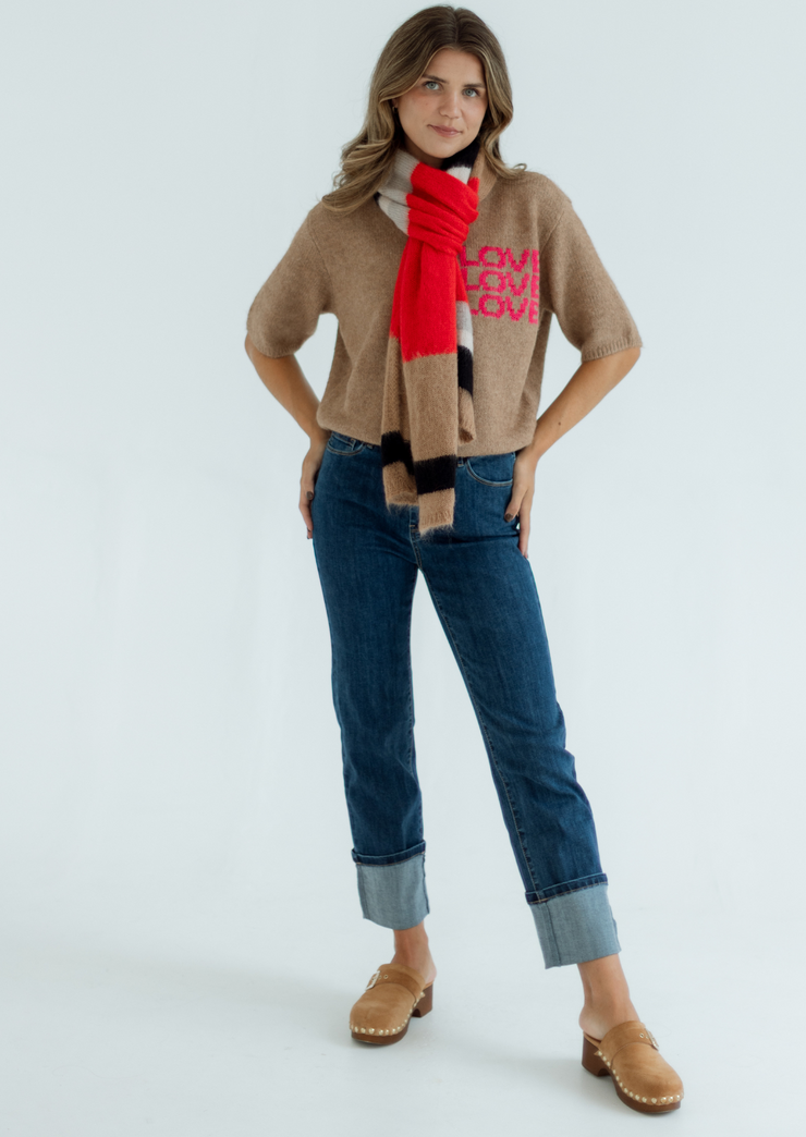 Wide Cuff Denim Pant