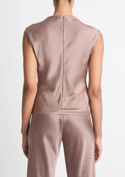 Draped Cowl Neck Top