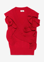 Wool Blend Vest, DK9263