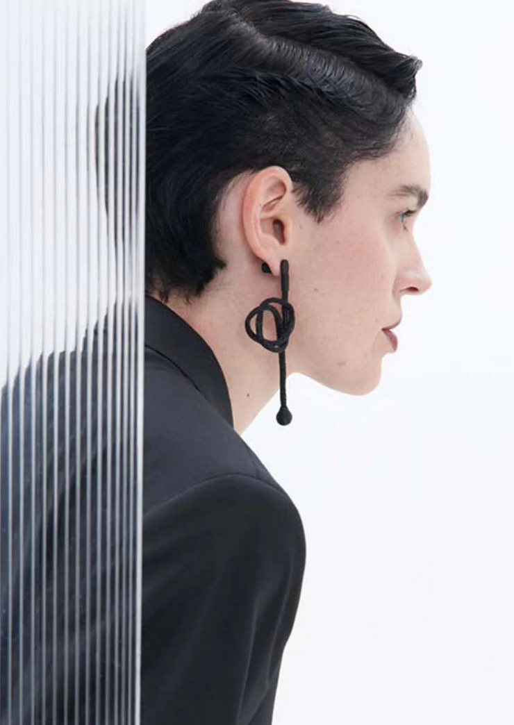 Life knot earrings