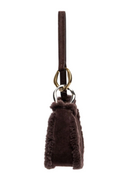 Ollie bag espresso suede sherpa