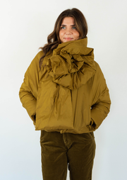 Urban Jacket with Floral Scarf