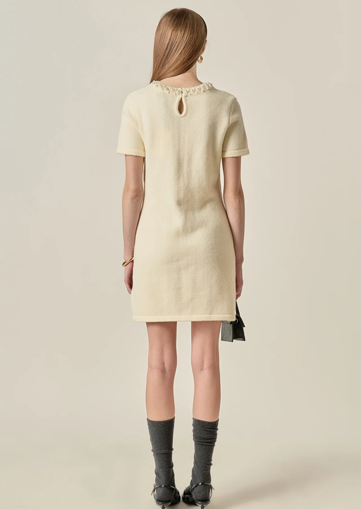 Pearl Key Hole Dress