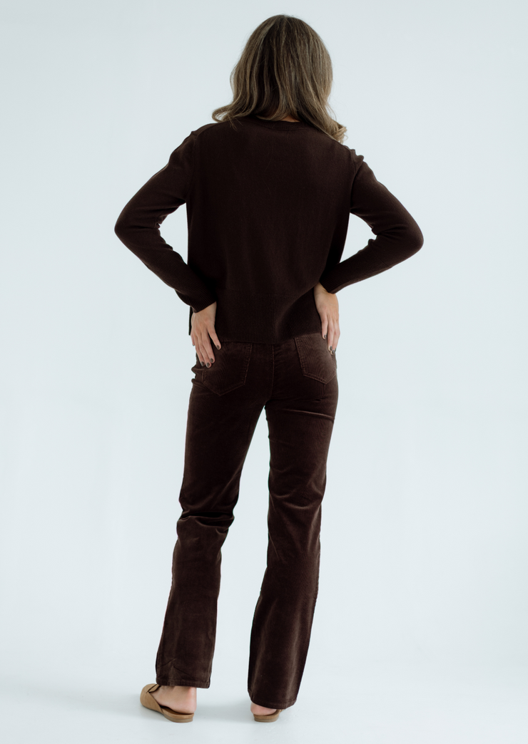 Straight Leg Corduroy Pant