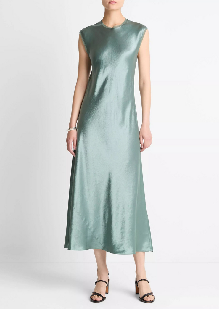 Cap Sleeve Slip Dress