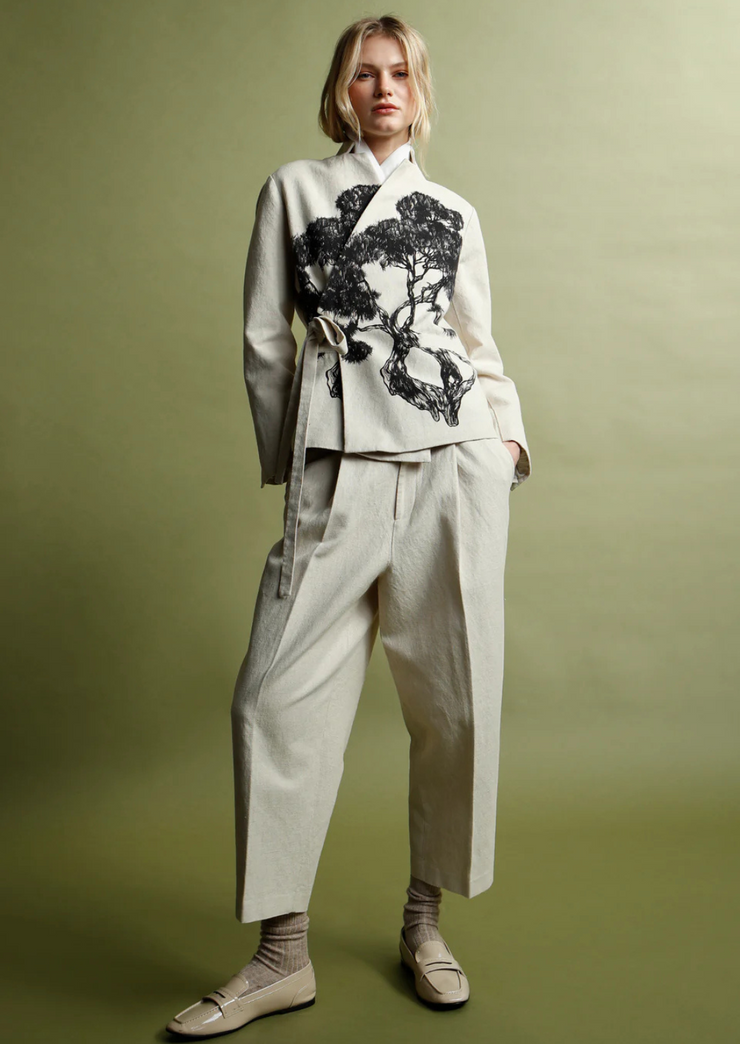 Crossed Kimono Jacket