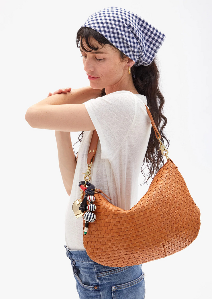 Beaded Stripe Fob