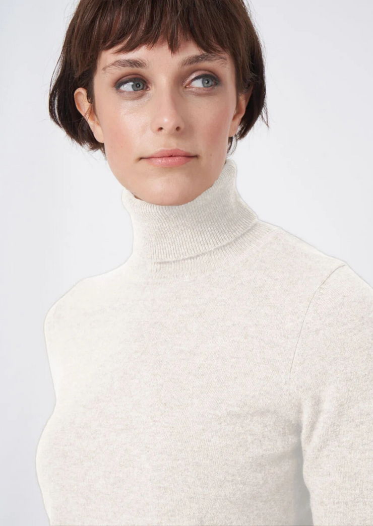 Cashmere Roll Neck Sweater, Sweater 100512