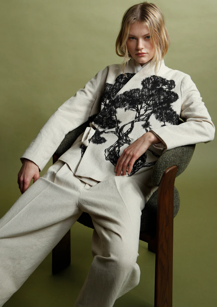 Crossed Kimono Jacket