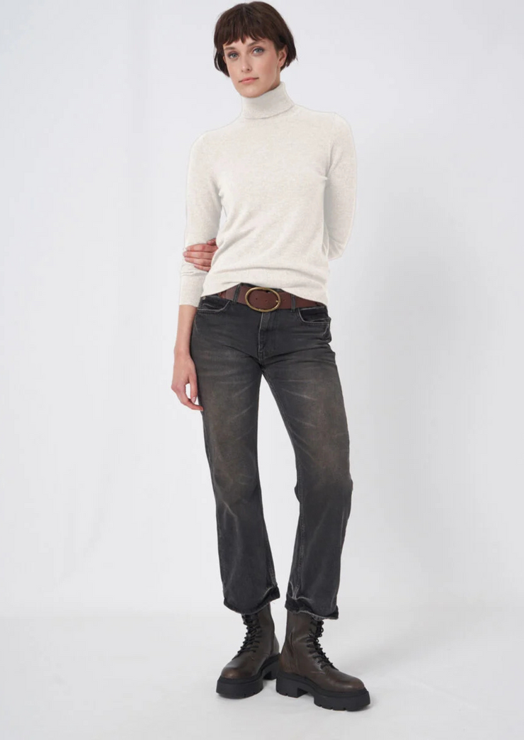 Cashmere Roll Neck Sweater, Sweater 100512