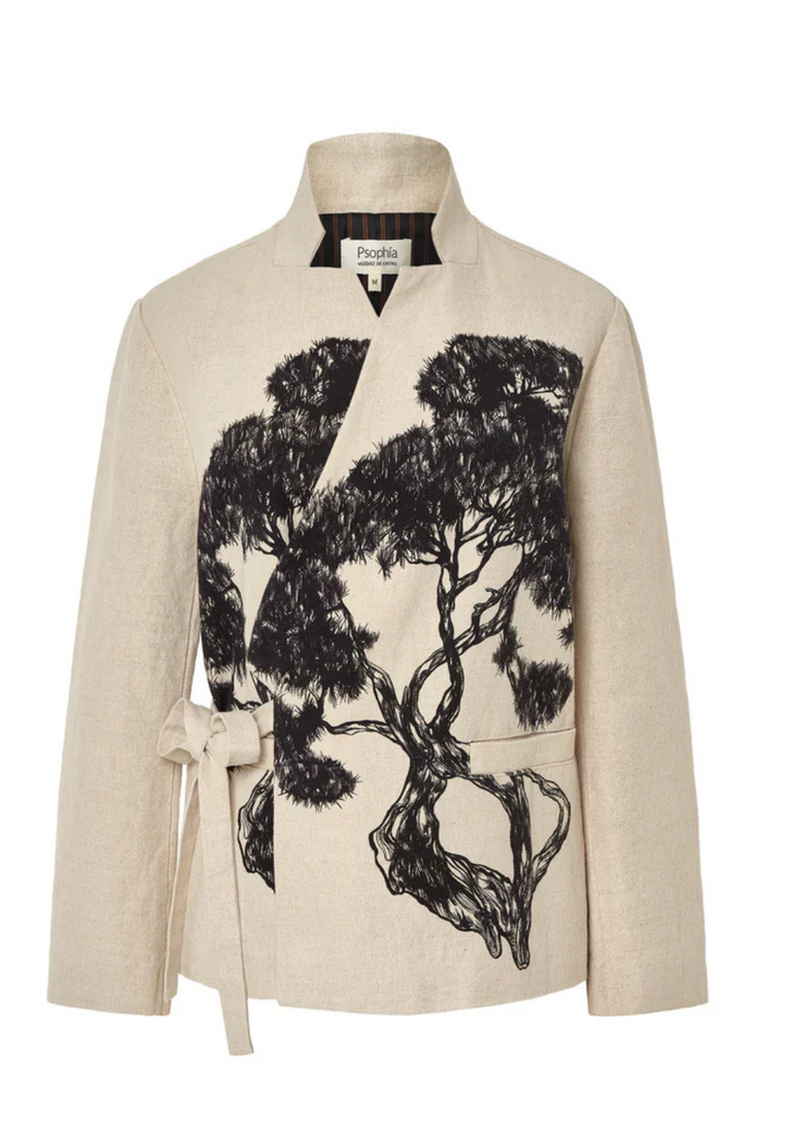 Crossed Kimono Jacket