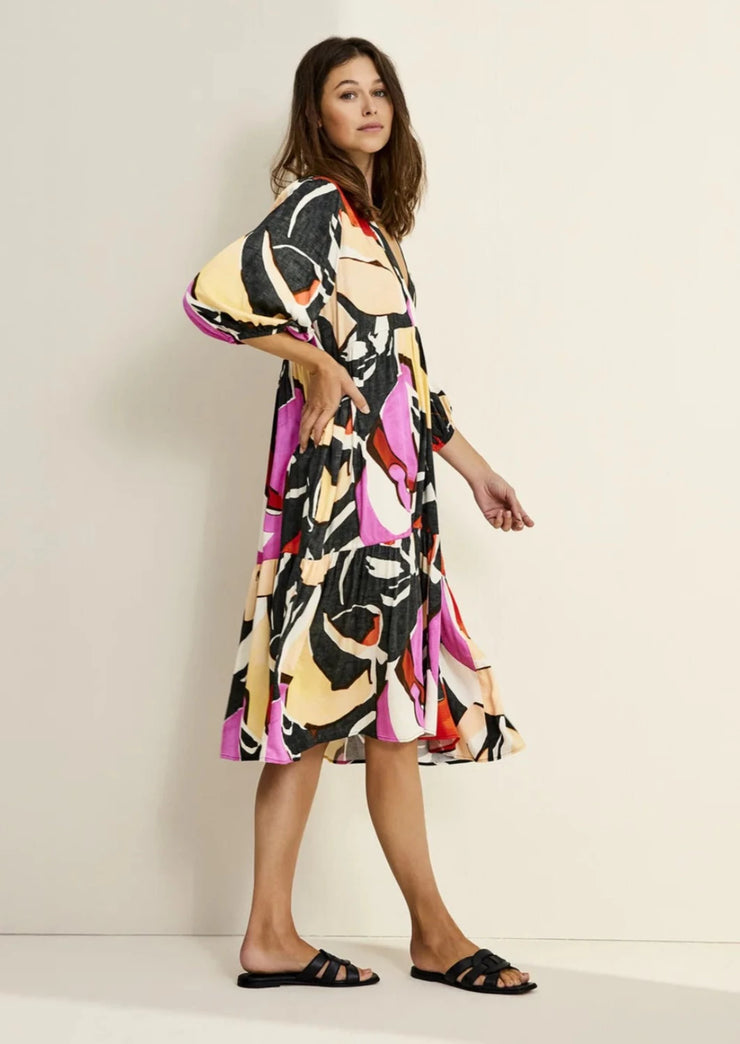 Abstract Leaves Dress