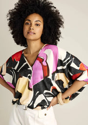 Abstract Leaves Top