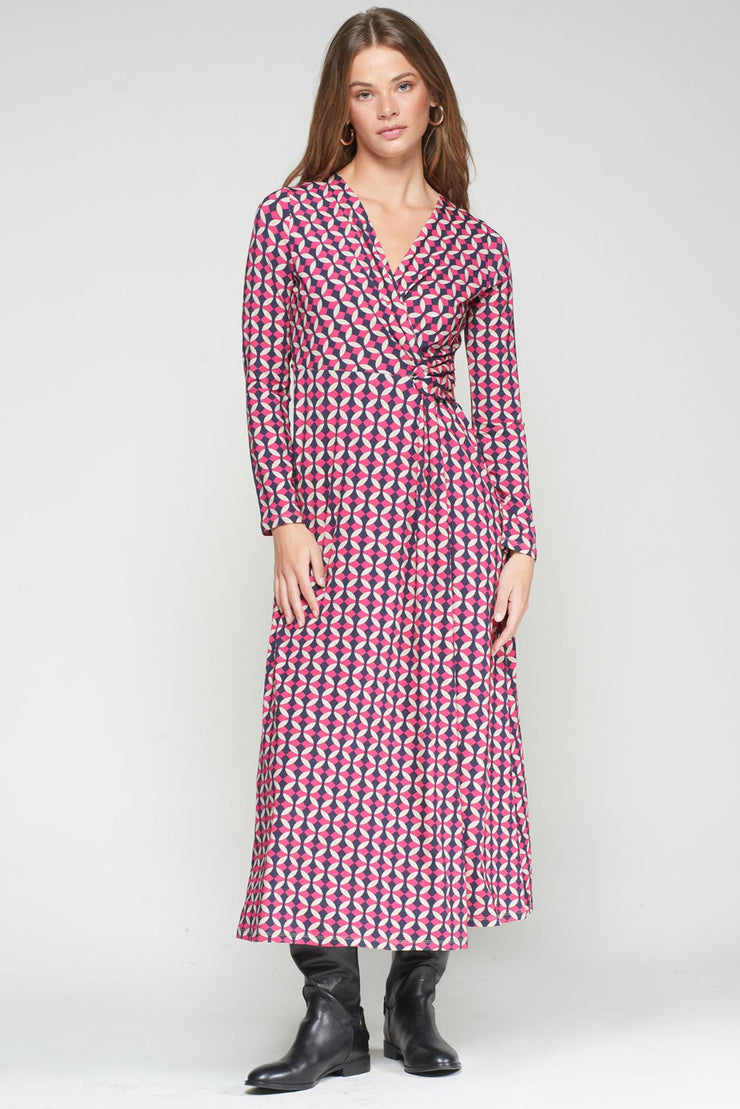 Amelia Dress, Hot Pink
