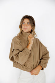 High Neck Crop Jacket