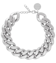 Big Fat Chain Necklace - Vintage Silver