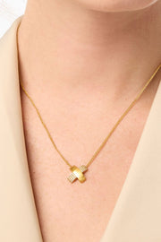 Catalina X Pave Delicate Necklace