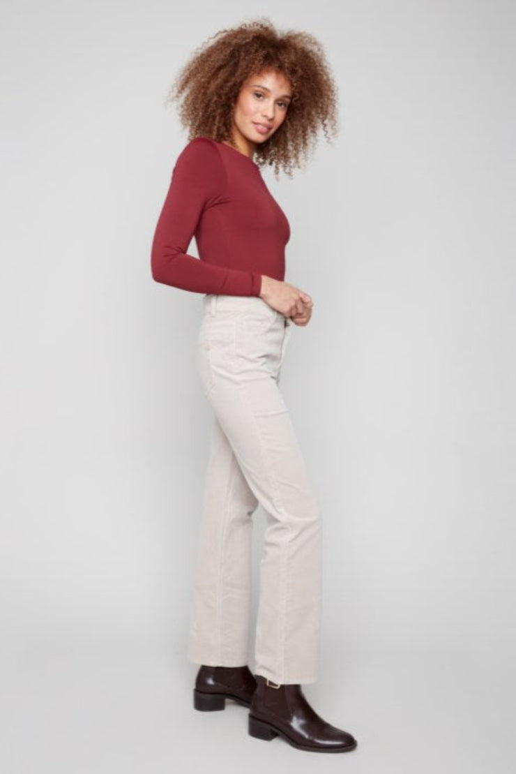 Straight Leg Corduroy Pant
