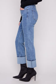 Wide Cuff Denim Pant