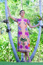 Tess Midi Dress, Tapestry Peach
