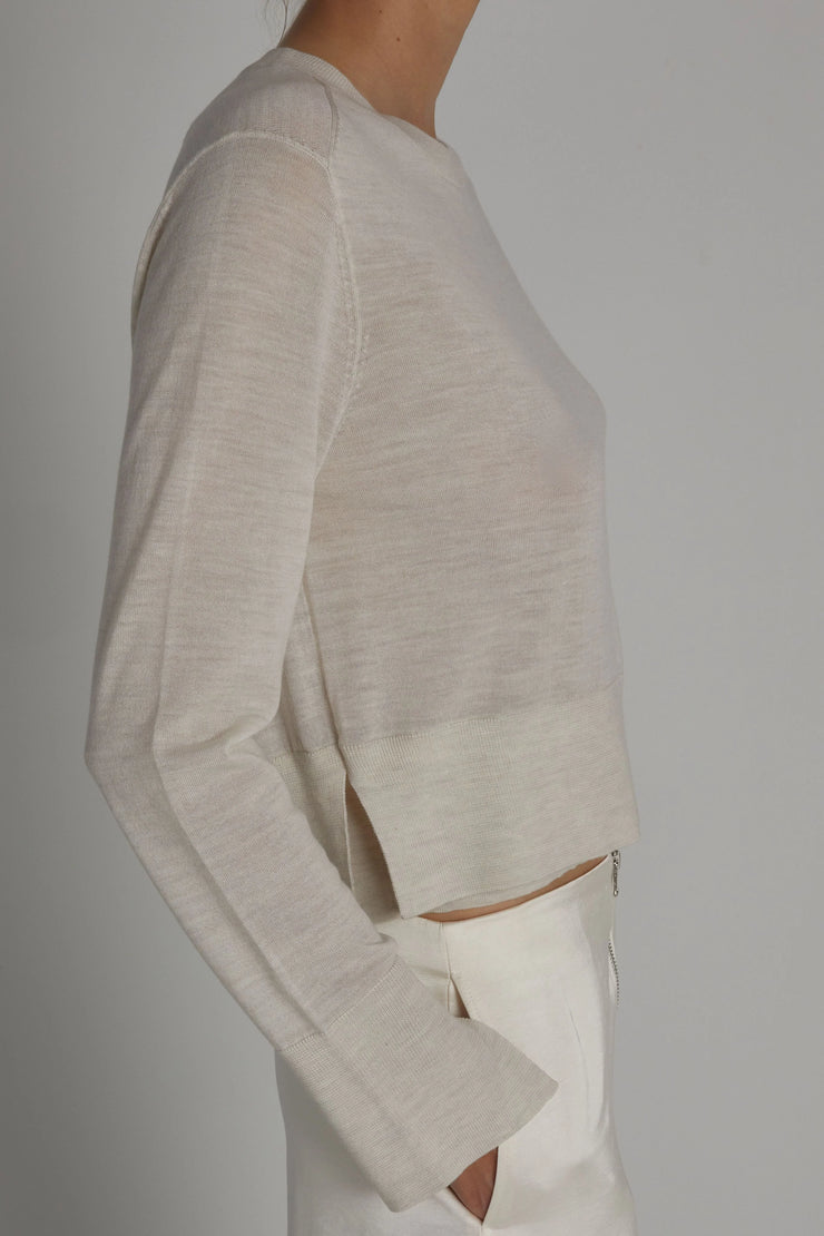 Elodie Layered Crewneck Sweater