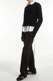 Elodie Layered Crewneck Sweater
