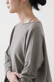 Cotton Wide Pullover