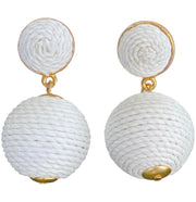 Lantern Raffia Earring