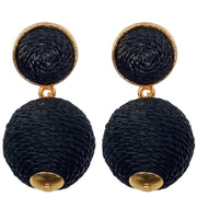 Lantern Raffia Earring