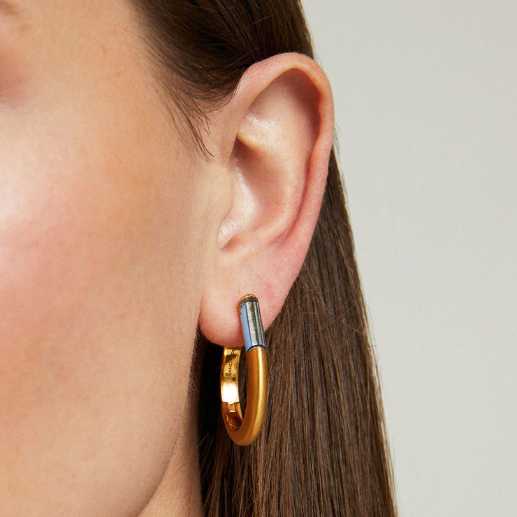 Revival Gemstone Small Hoops