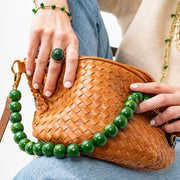 Iris Necklace + bag strap