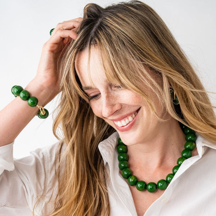 Iris Necklace + bag strap
