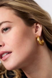 Cannes Hoop Earring