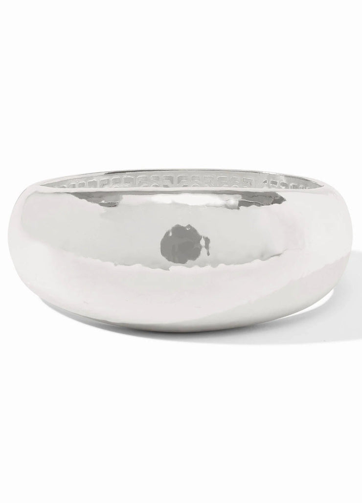 Catalina Statement Hinge Bangle, Silver
