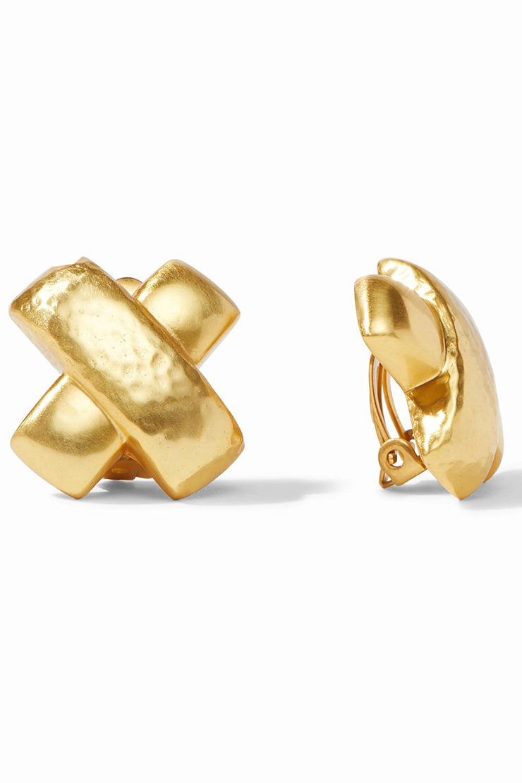Catalina X Clip Earring