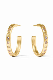 Rainbow Hoop Earring