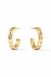 Rainbow Hoop Earring