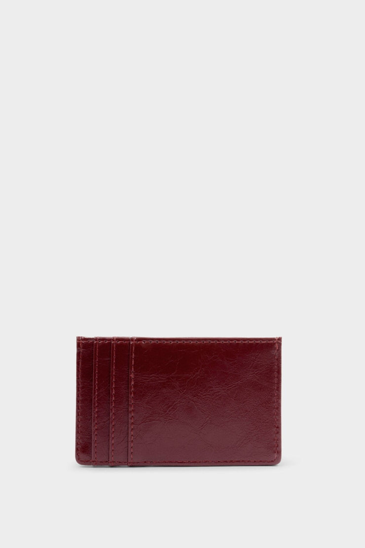 Laila Slim Textured Patent Cardholder