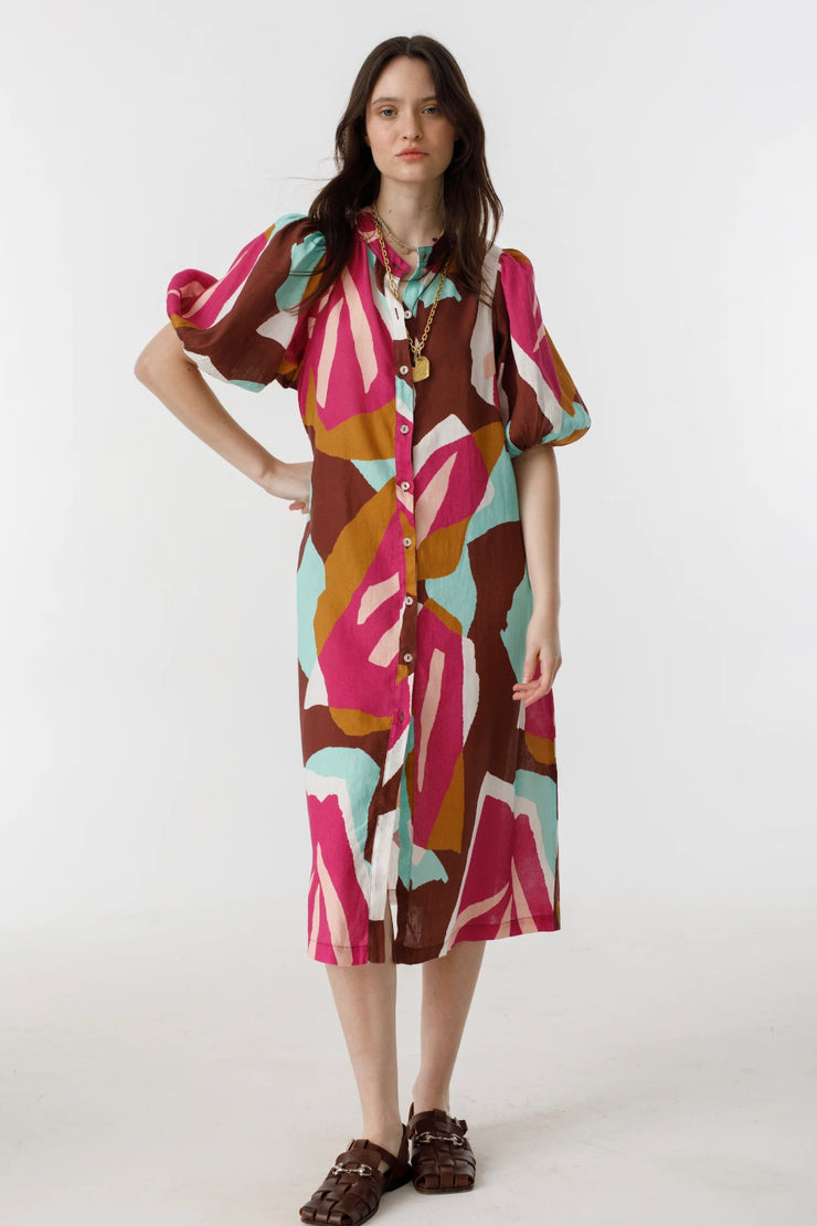 Bubble Linen Dress, Candela