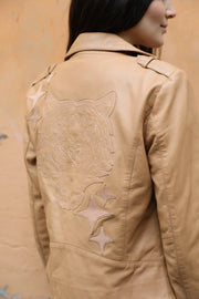 Leather Jacket - Camel