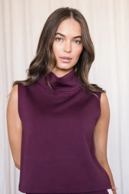 Mock Neck Shell – Antibes