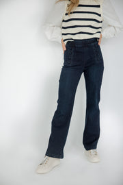 Stretch Denim Flare Jean