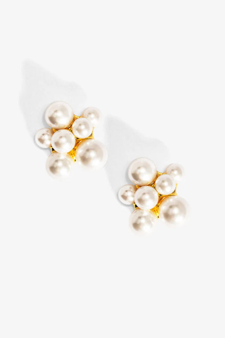 Pearl Cluster Earring