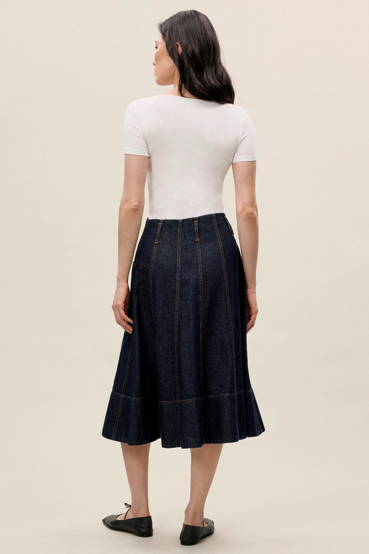 Gabrielle Denim Skirt