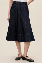 Gabrielle Denim Skirt