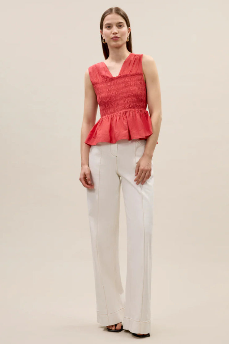 Merrick Silk Cotton Top