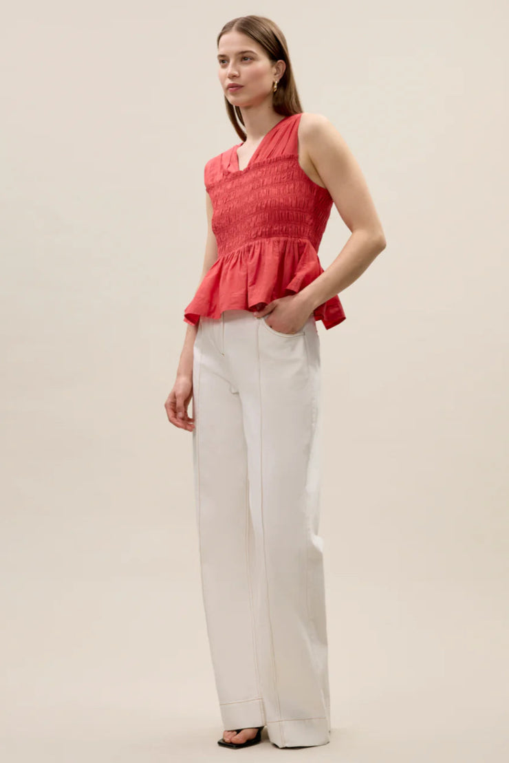 Merrick Silk Cotton Top