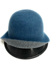 Boiled Wool Reversible Cloche