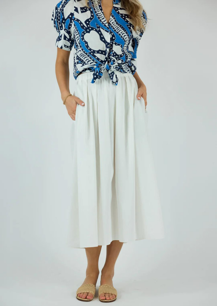 Cascade Pleat Skirt